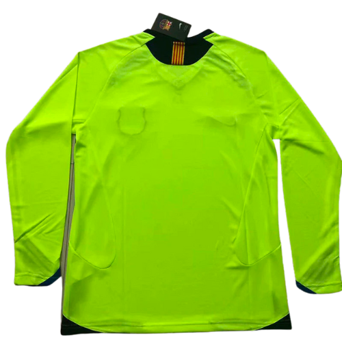 BARCELONA AWAY LONG SLEEVE RETRO SHIRT 2005/06