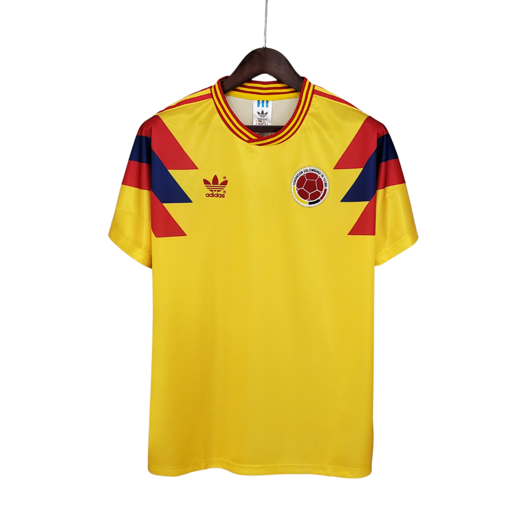 Colombia Retro Home 1990 Soccer Jerseys