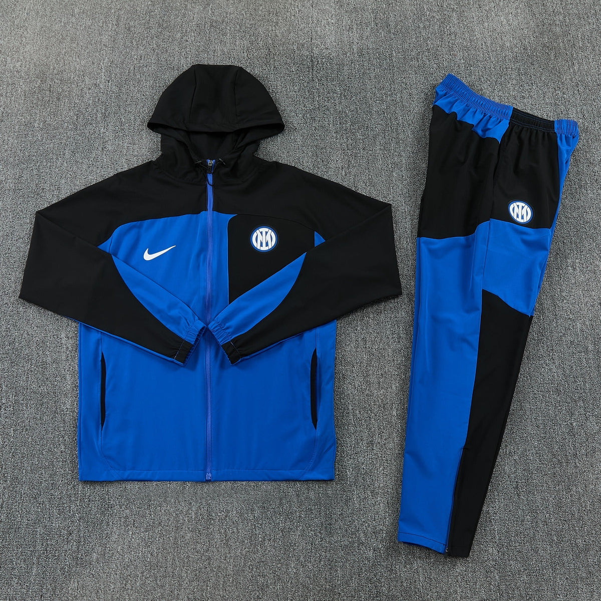 Tuta Inter Zip Intera 2026-27 blu/nero