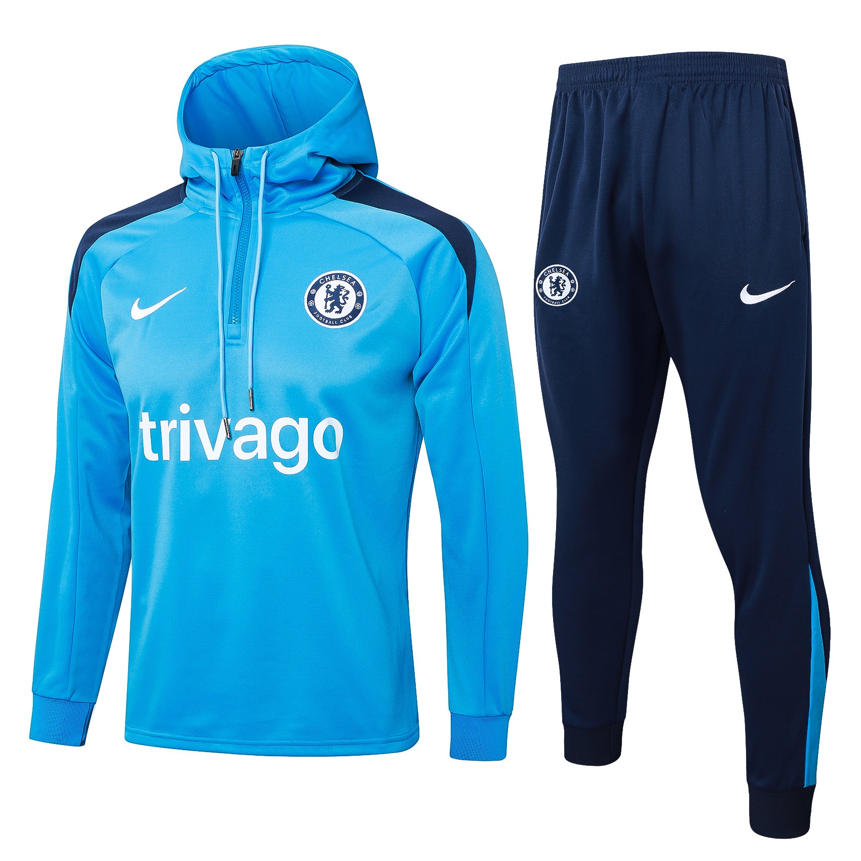 Chelsea F.C. Felpe con Cappuccio da Uomo, Felpa Zip Uomo con Tasche, Taglie M-3XL (Blu, L Chelsea F.C. Felpe con Cappuccio da Uomo, Felpa Zip Uomo con Tasche, Taglie M-3XL (Blu, L