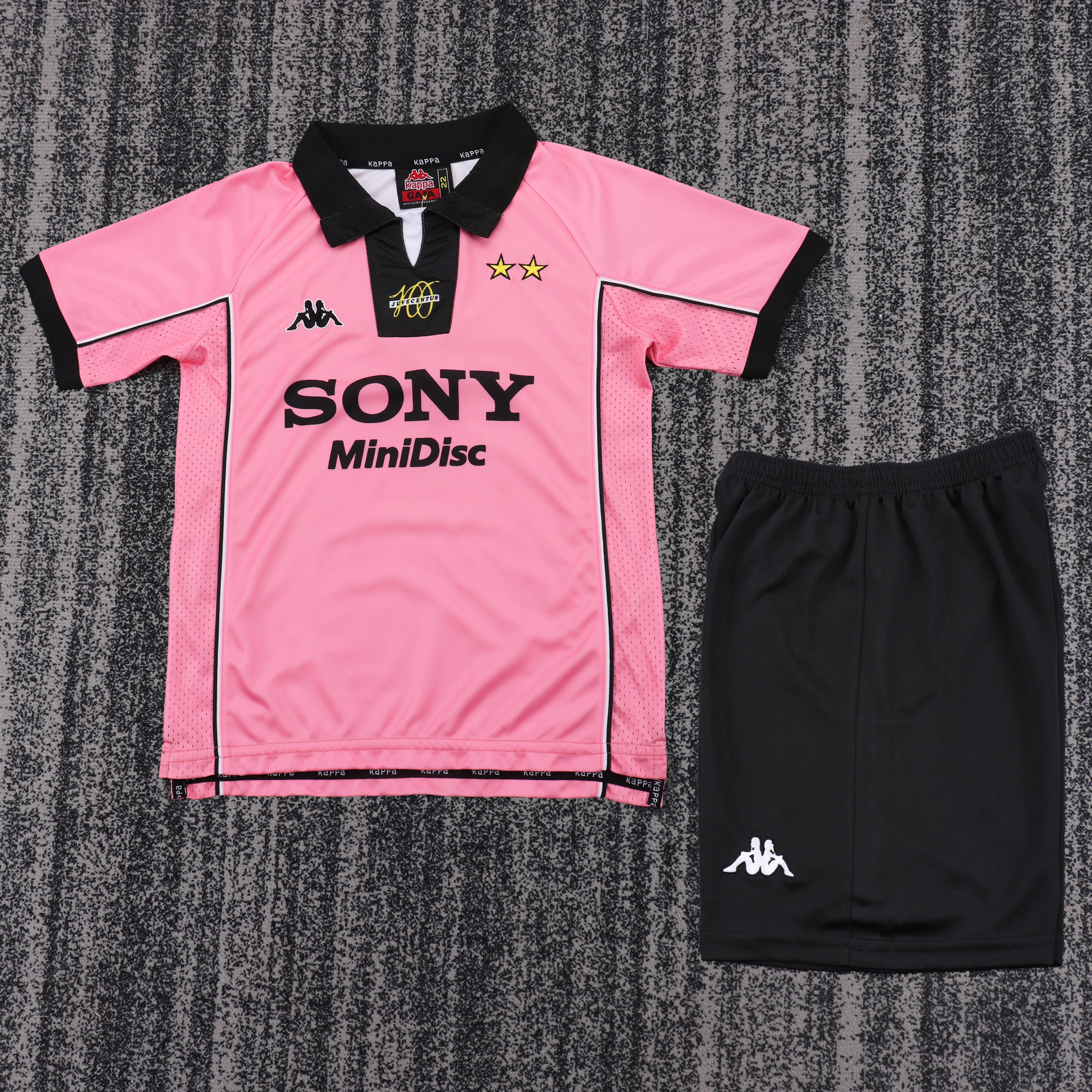 Juventus Away Centenario Rosa Retrò Bambino 1997/1998