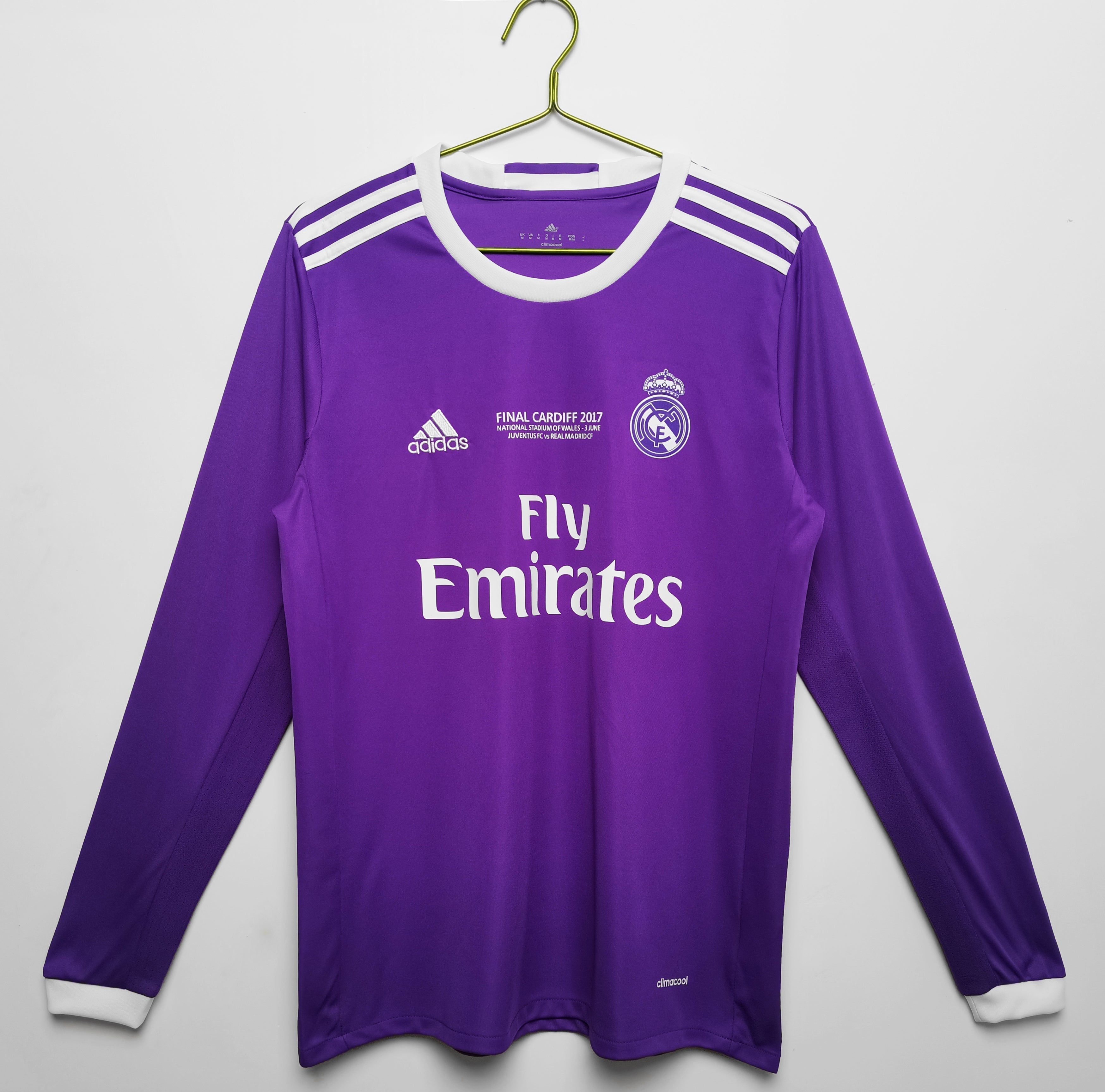 Real Madrid Retro Long Sleeve Jersey 2016/17