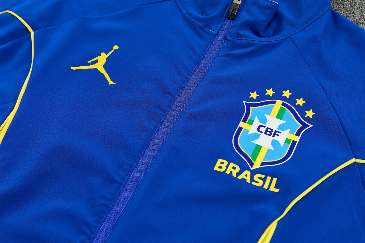 Tuta Brasile blu/giallo 26-27