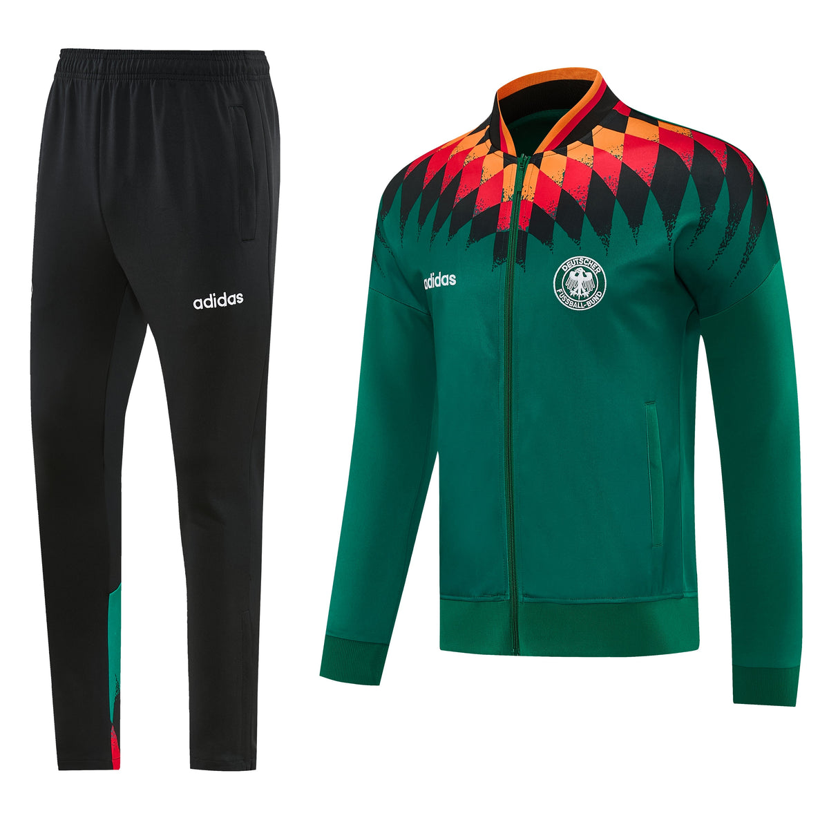 Tuta Germania zip 26-27 fantasy verde