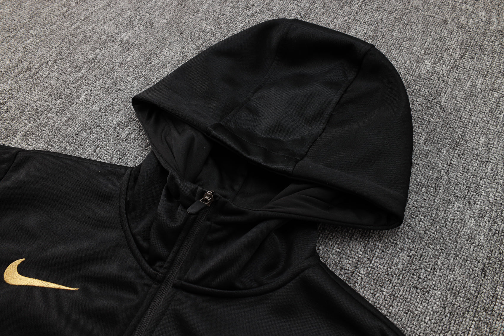 Barcelona Black Tracksuit with Hood 2024/2025