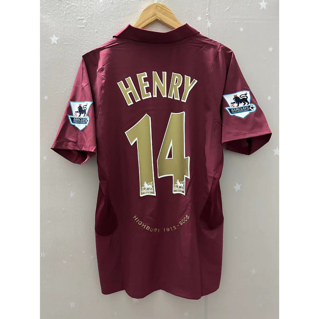 Henry - Arsenal 2005-2006 manica corta