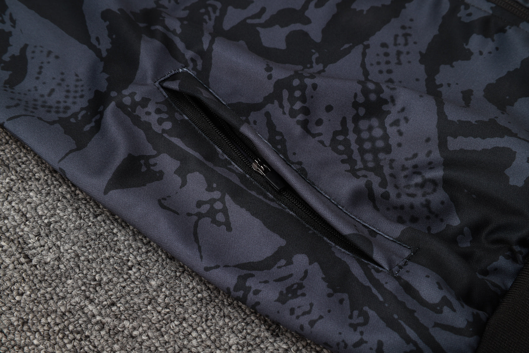 Tuta Corinthians nero zip 2025/26