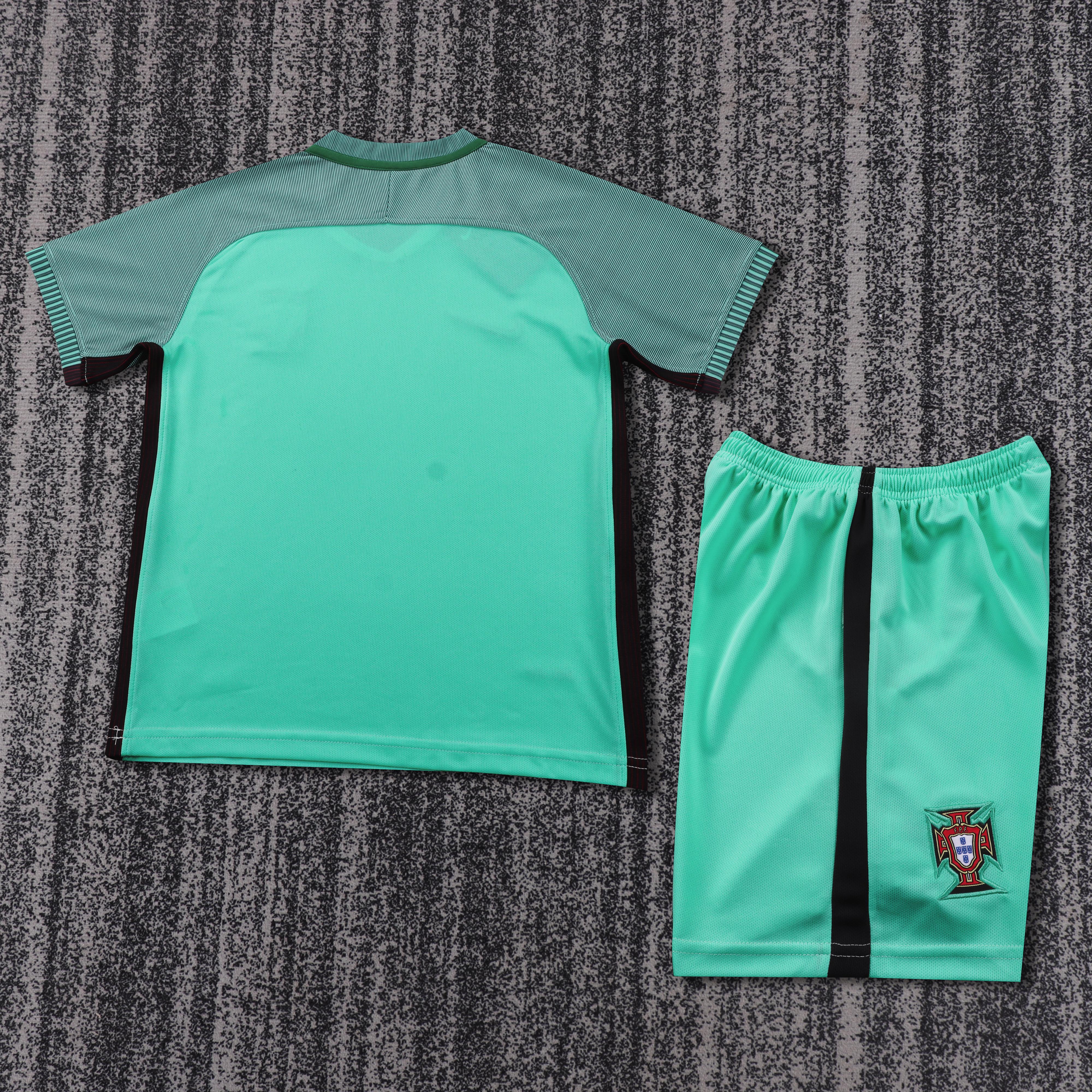 Portogallo verde Retro 2016 Bambino