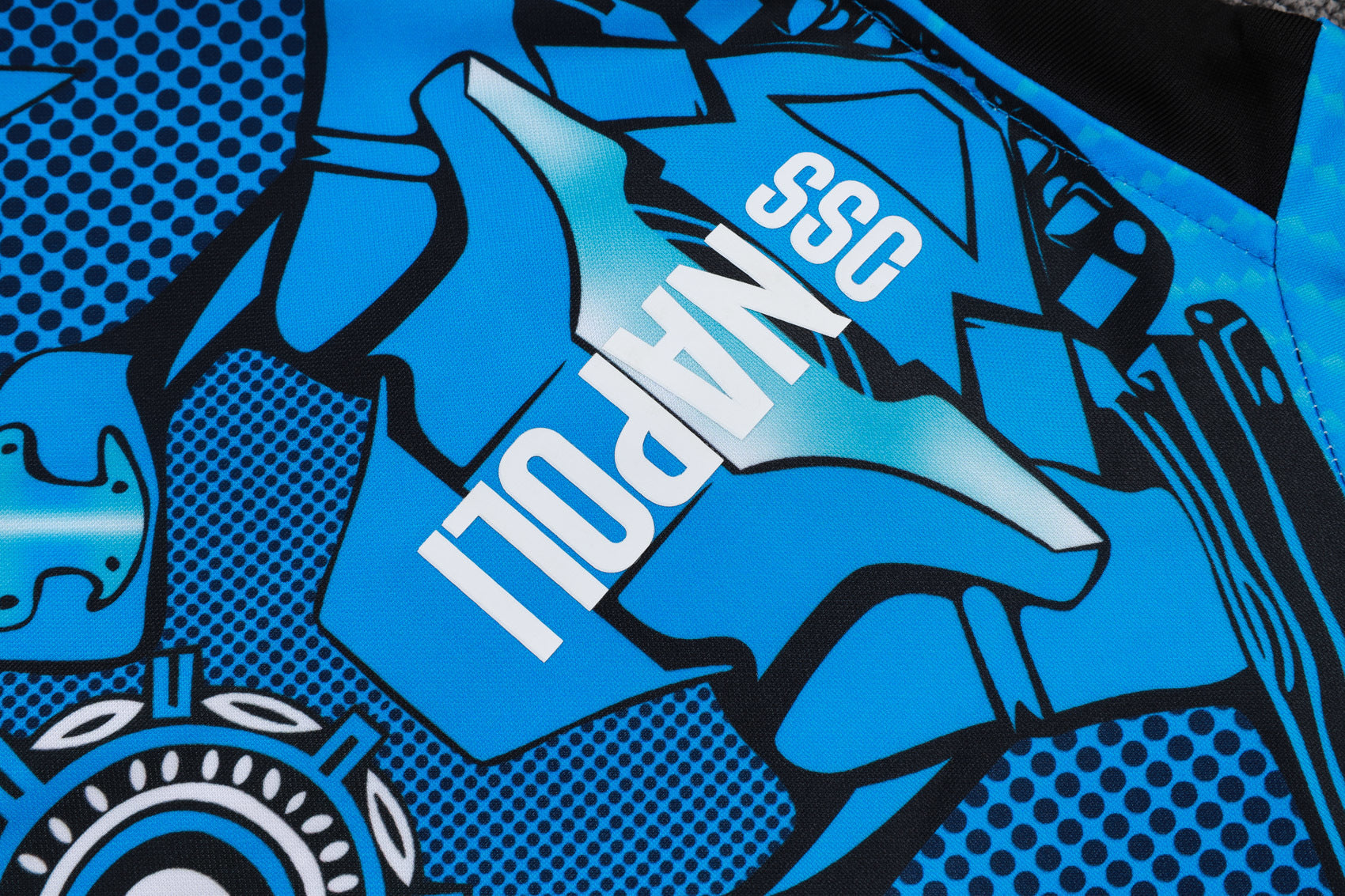 Tuta Napoli Azzurro Zip intera 2025/26