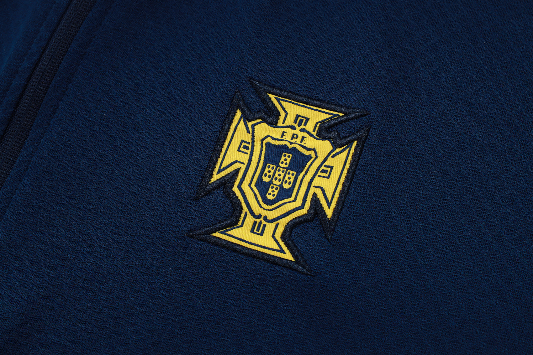 Tuta Portogallo blu zip 2025/26