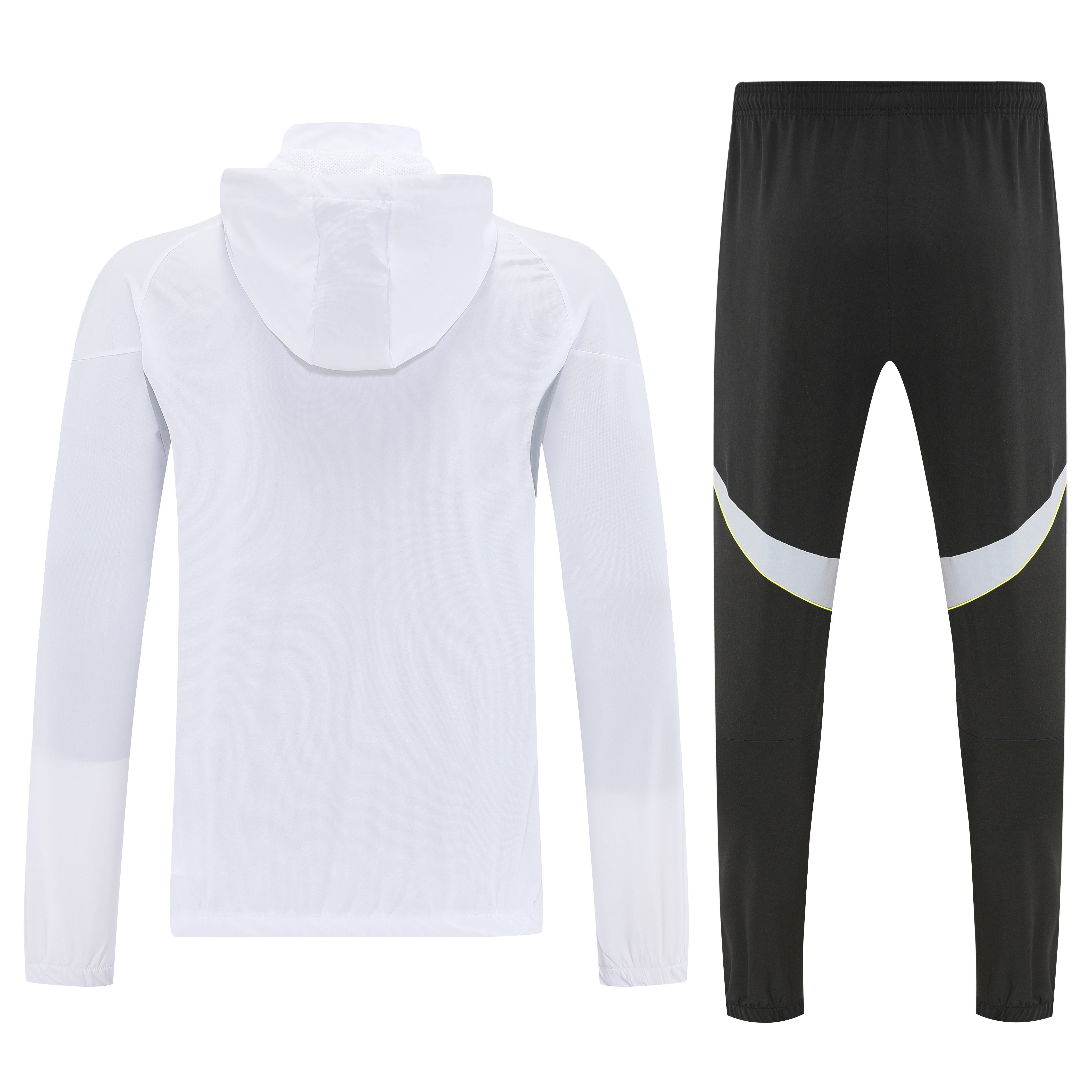 Tuta Real Madrid White 25-26 Zip Intera