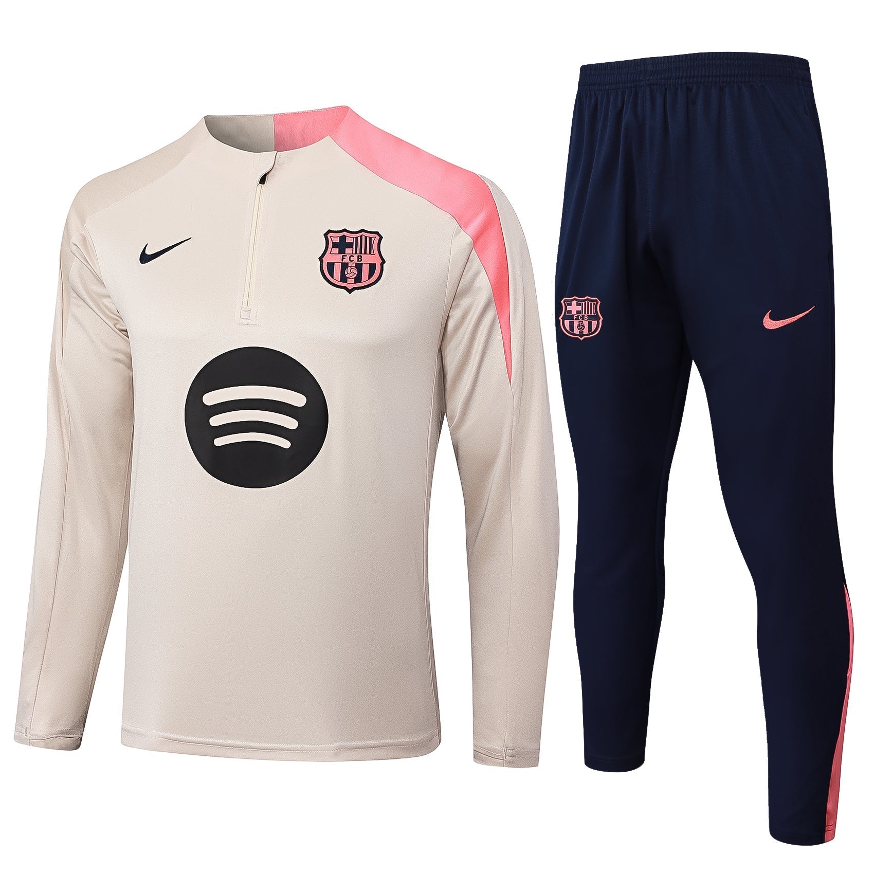 Tuta Barcellona bianco 2025/26