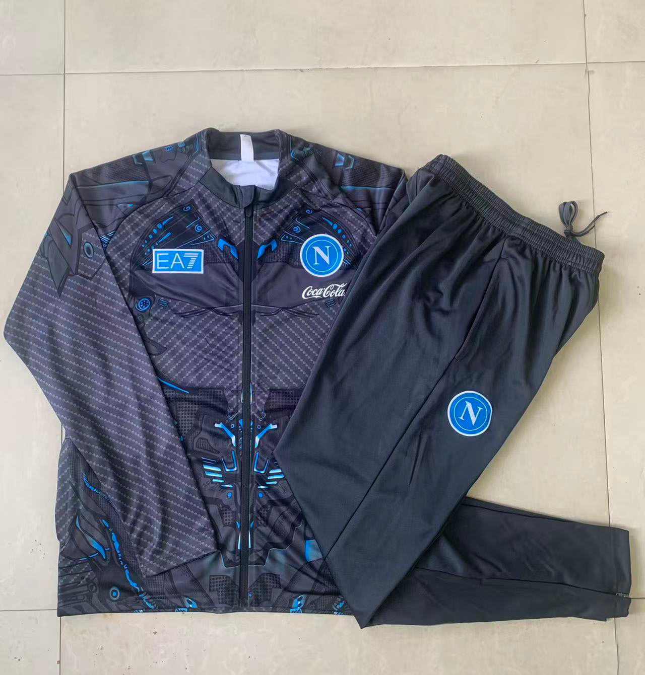 Tuta Napoli Grigio Zip intera 2025/26