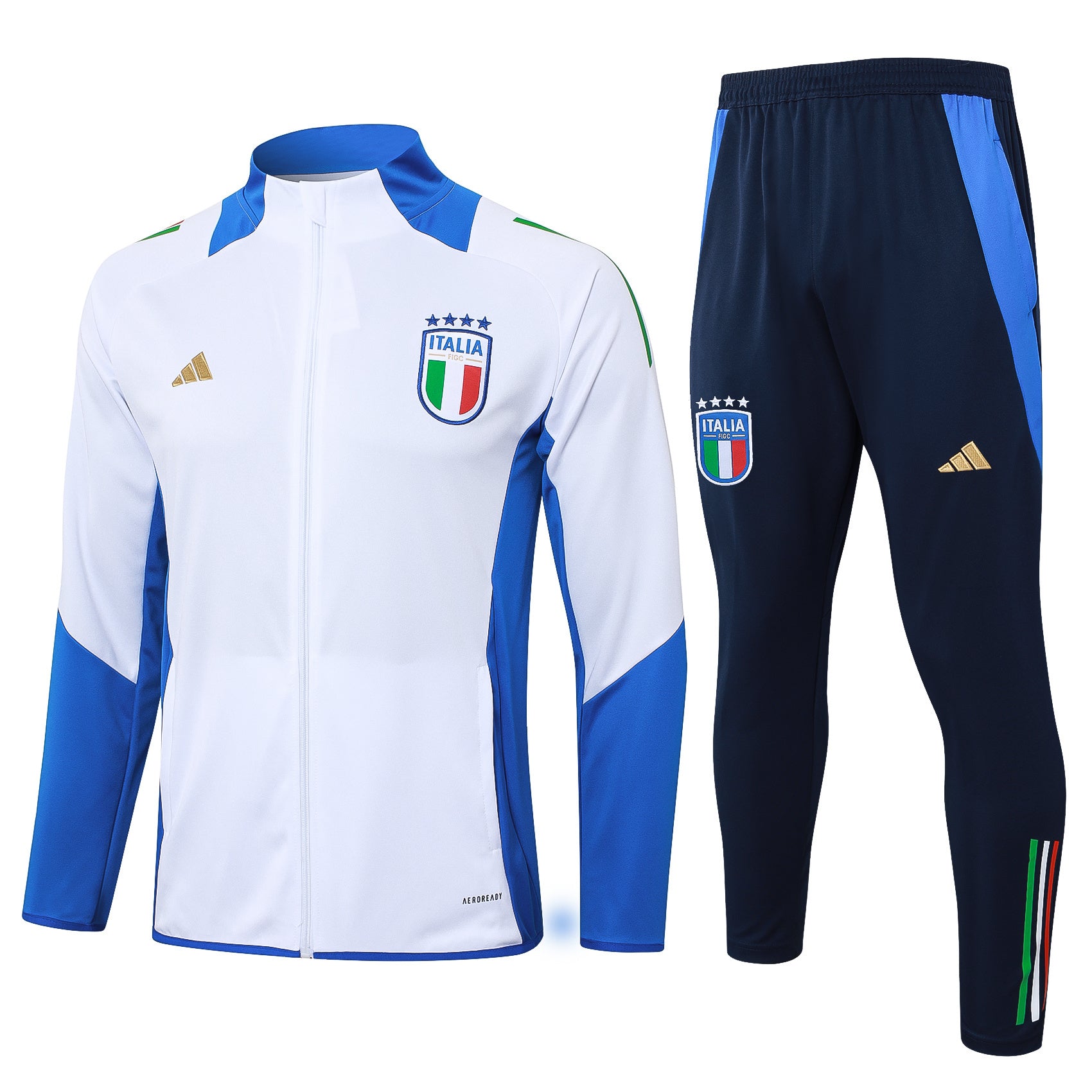 Italy White Tracksuit with Hood 2024/2025