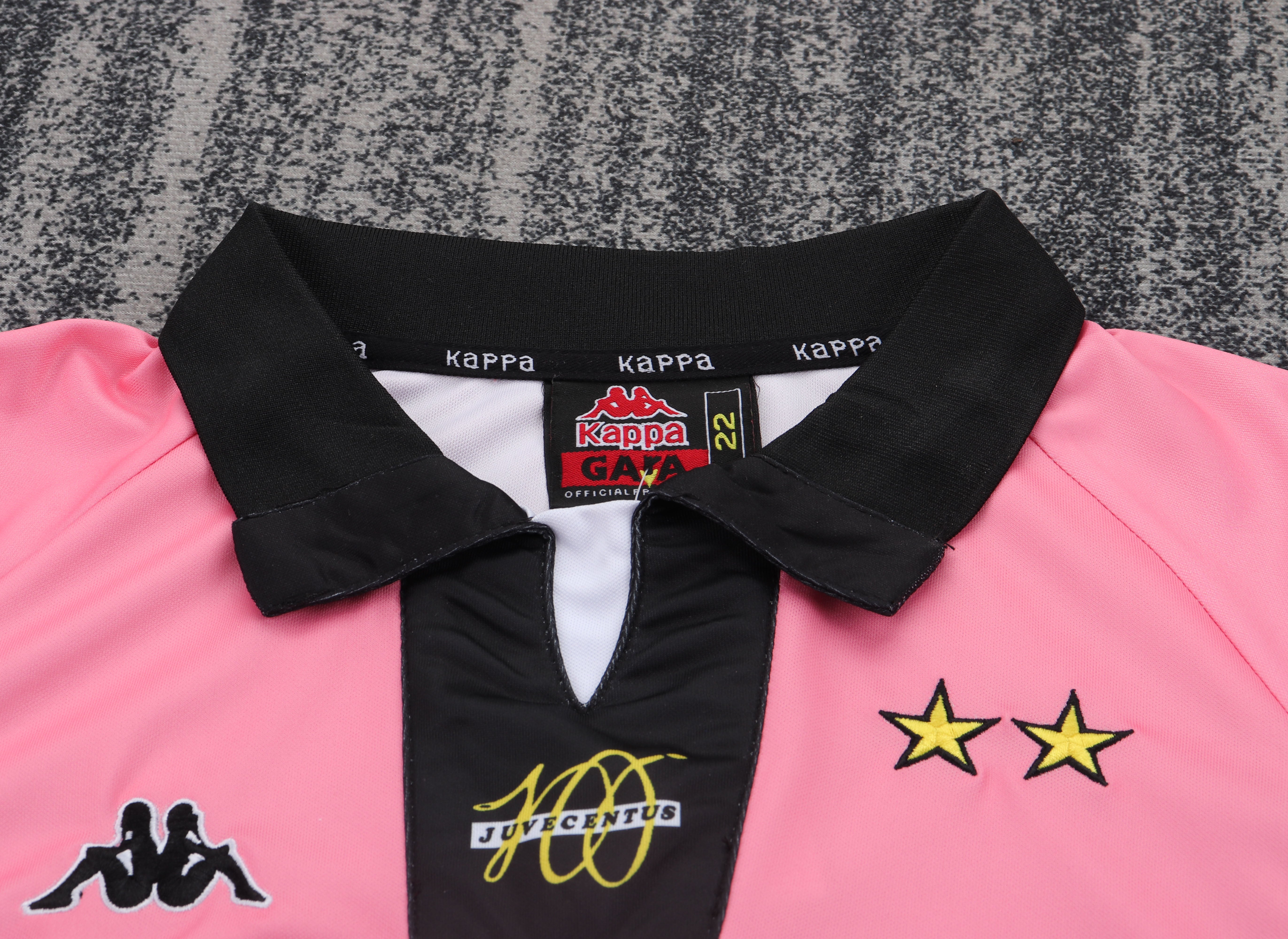 Juventus Away Centenario Rosa Retrò Bambino 1997/1998