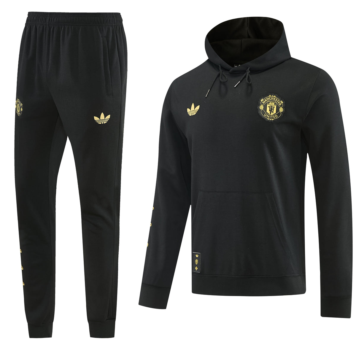 Tuta Manchester United con cappuccio 26-27 nero