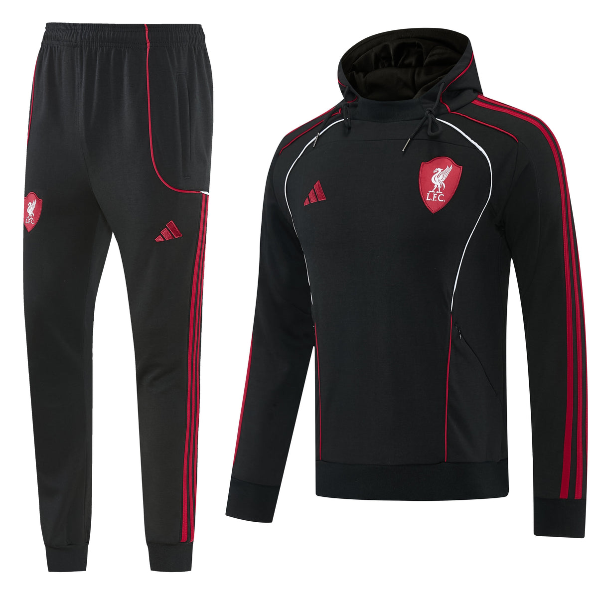 Tuta Liverpool con cappuccio 26-27 nero