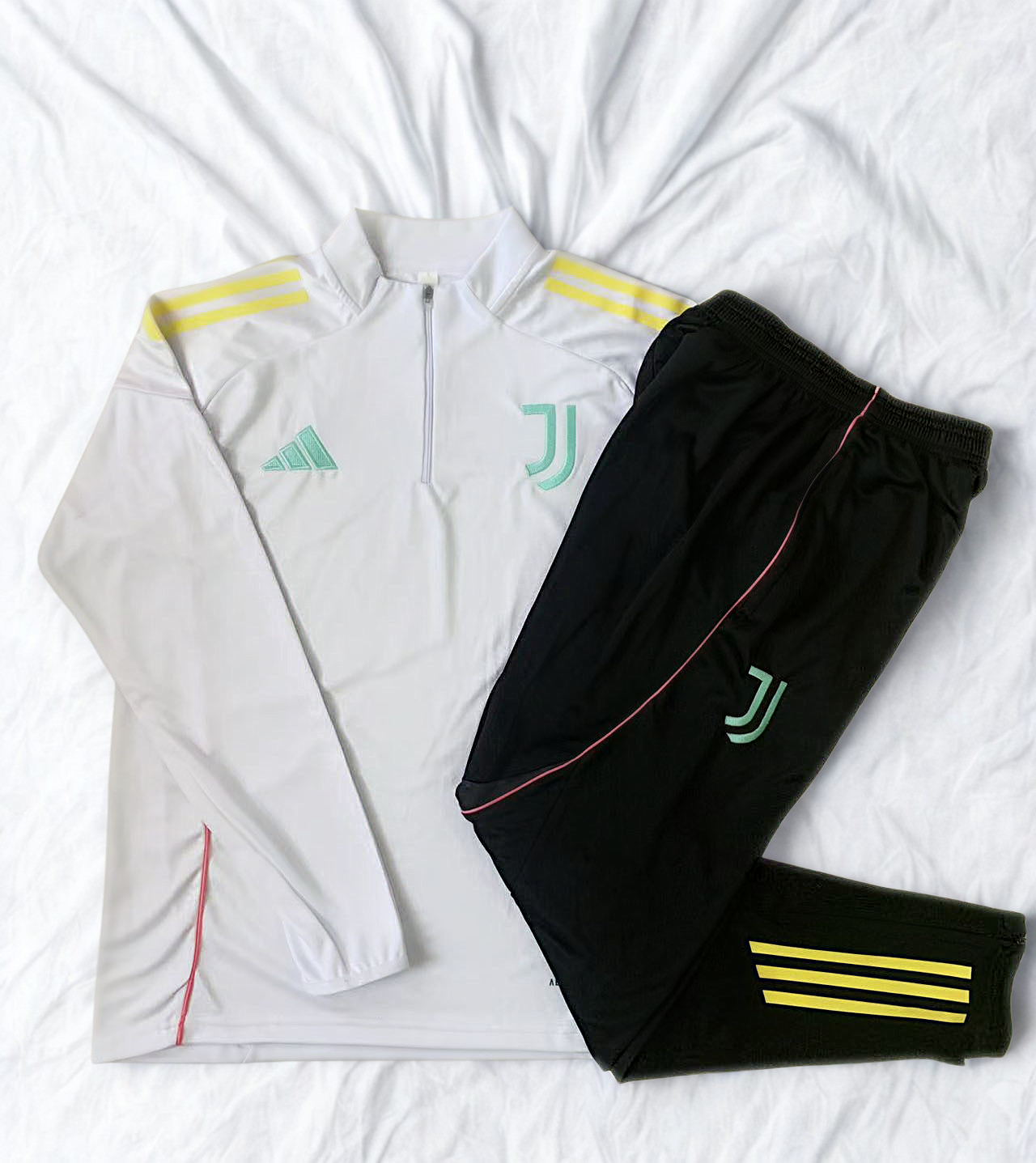 Tuta Juventus Mezza Zip | Bianca, Nera, Verde, Gialla - Allenamento 2025/2026