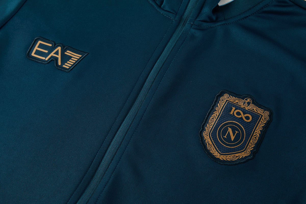 Tuta Napoli Blu Zip Intera 2026-27