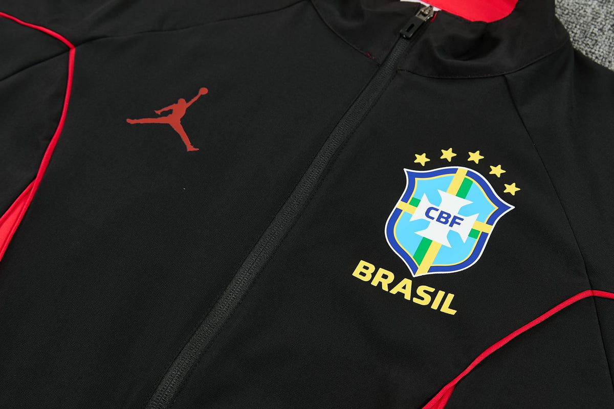 Tuta Brasile nero/rosso 26-27