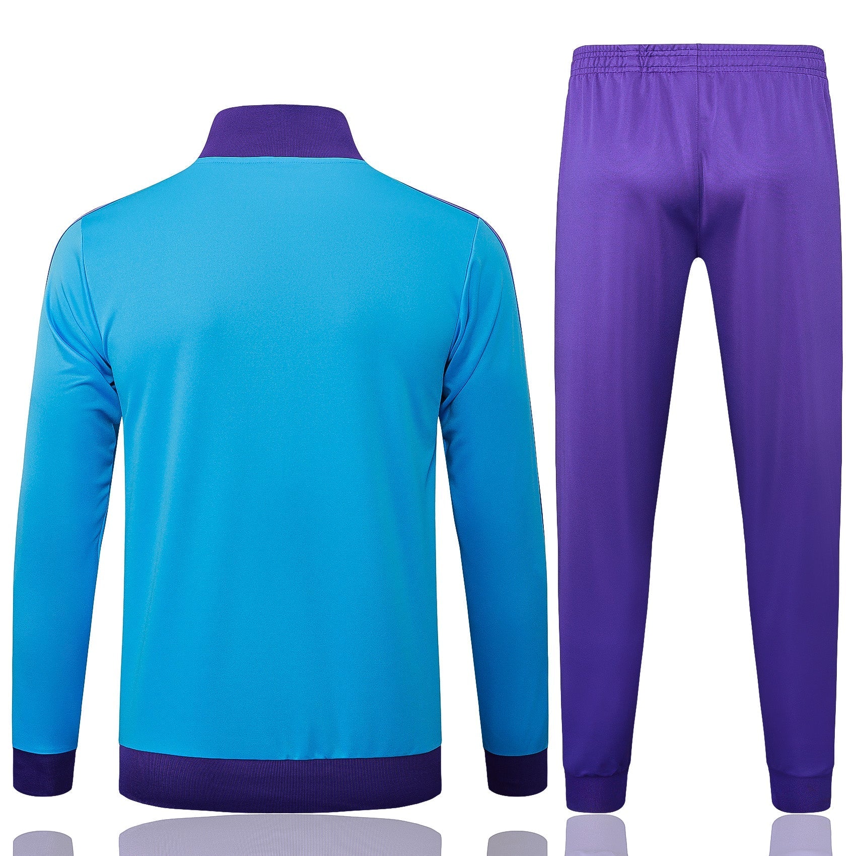 Tuta Real Madrid azzurro e viola zip 2025/26
