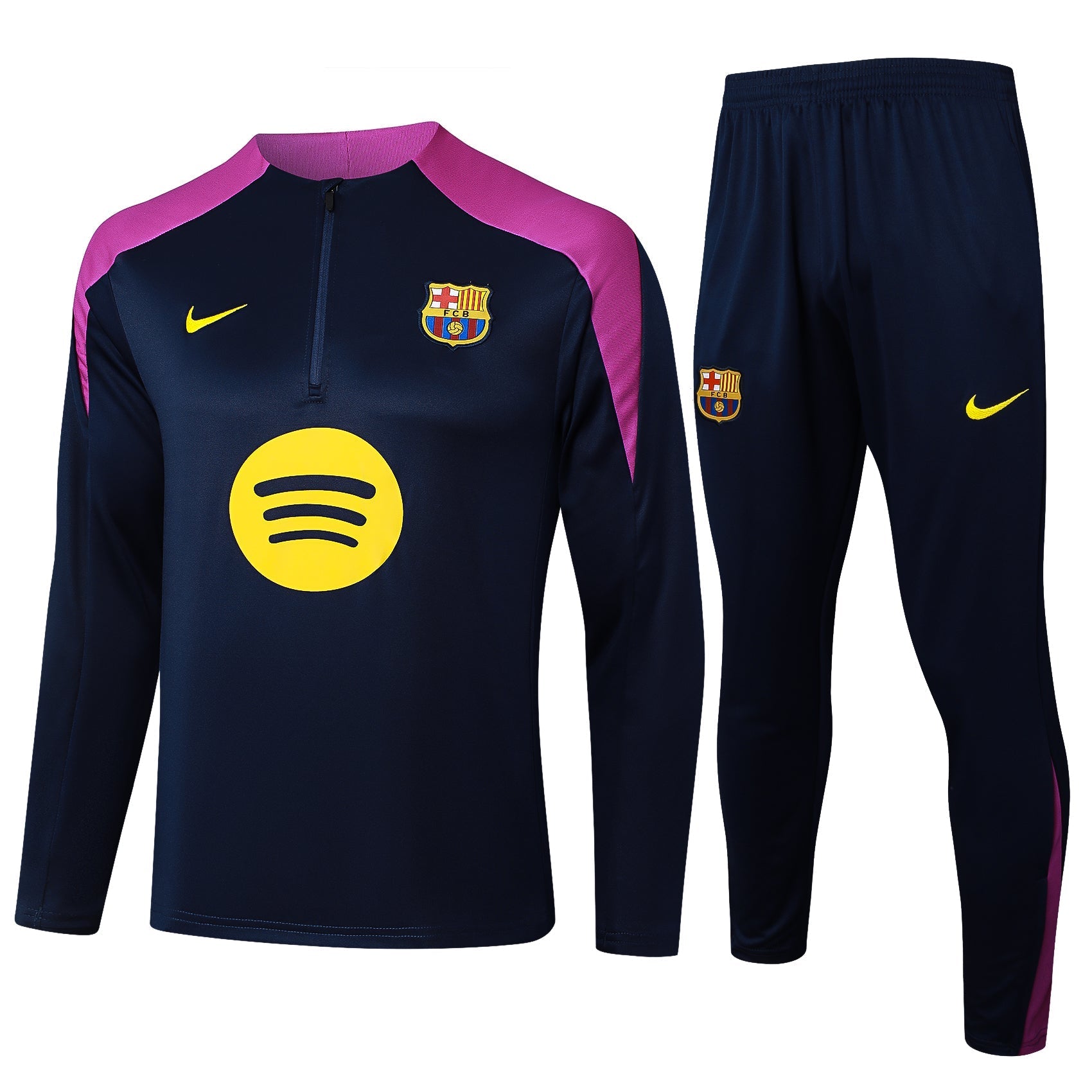 Tuta Barcellona blu e rosa 2025/26