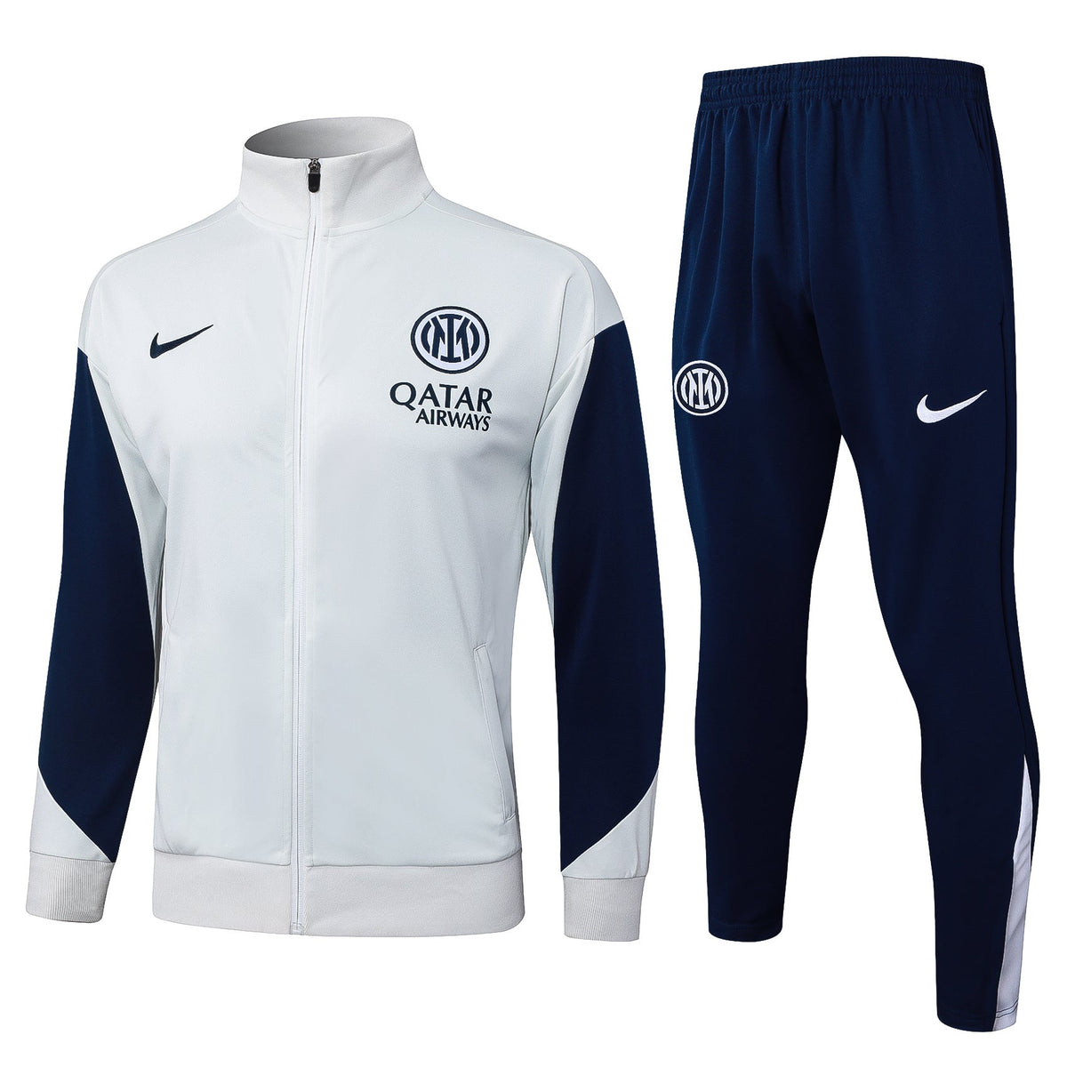 Tuta Inter zip 26-27 bianco