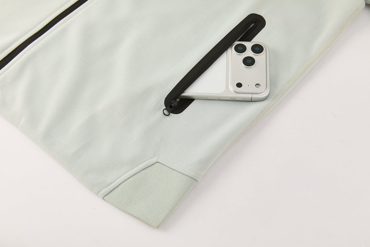 Tuta Inter zip con cappuccio 26-27 bianco