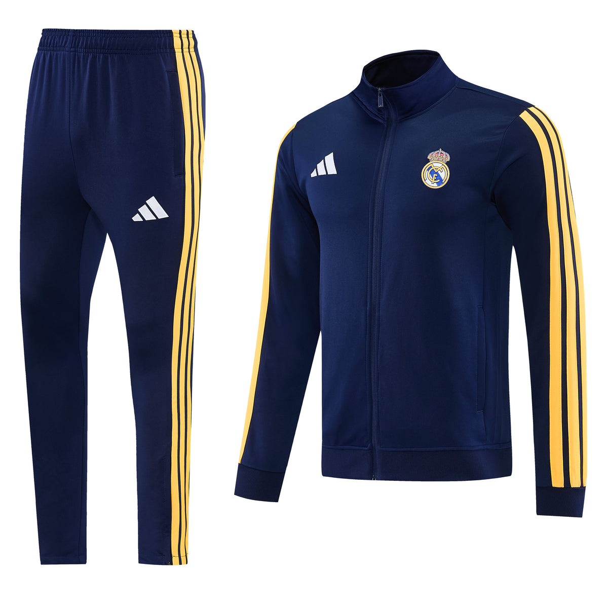 Tuta Real Madrid zip 26-27 blu