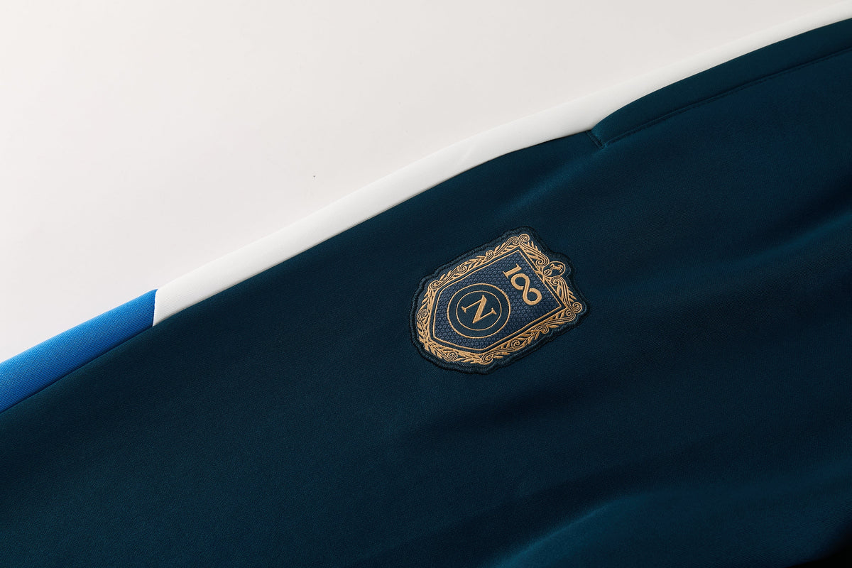 Tuta Napoli Blu Zip Intera 2026-27